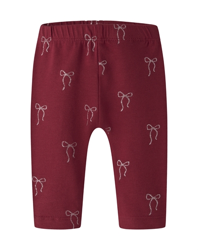 Name it - NBFRatia Leggings - Red Dahlia